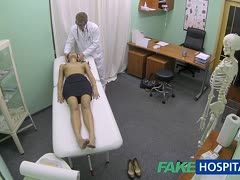 Doctor bangs patient at the fake hospital